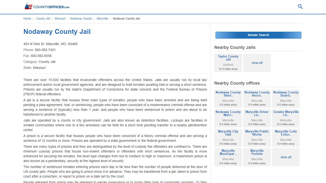 Nodaway County Jail